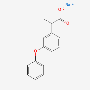 molecular formula C15H13NaO3 B1343474 Fenoprofen sodium CAS No. 34691-31-1