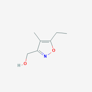 molecular formula C7H11NO2 B13434858 (5-Ethyl-4-methyl-1,2-oxazol-3-yl)methanol 
