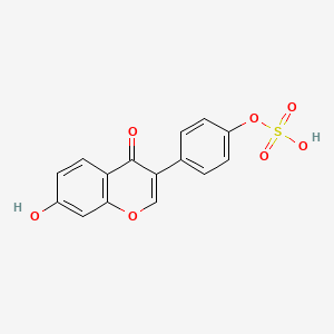 molecular formula C15H10O7S B13434882 Daidzein 4'-sulfate CAS No. 162935-26-4