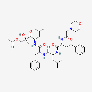 molecular formula C42H61N5O9 B13435153 Carfilzomib (2R,4S)-2-Hydroxy Acetate 