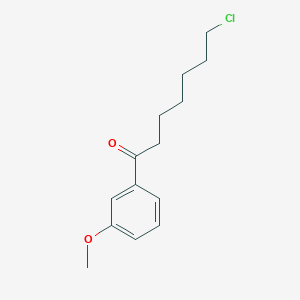 7-Chloro-1-(3-methoxyphenyl)-1-oxoheptane