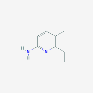 molecular formula C8H12N2 B134354 6-Ethyl-5-methylpyridin-2-amine CAS No. 142908-15-4