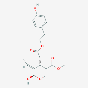 molecular formula C19H22O7 B13435401 Ligustroside Aglycone 