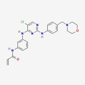 molecular formula C24H25ClN6O2 B13435455 DY3002 