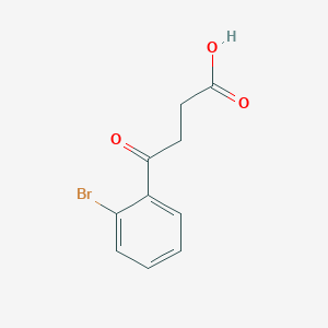 molecular formula C10H9BrO3 B1343546 4-(2-Bromophenyl)-4-oxobutyric acid CAS No. 898765-21-4