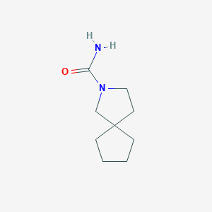 molecular formula C9H16N2O B13435470 2-Azaspiro[4.4]nonane-2-carboxamide 