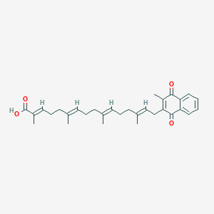 molecular formula C31H38O4 B13435478 Menaquinone-4-carboxylic Acid 