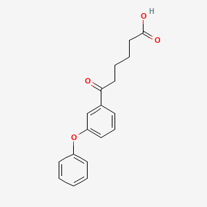 6-Oxo-6-(3-phenoxyphenyl)hexanoic acid