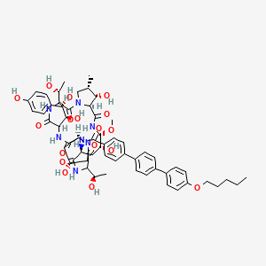 molecular formula C59H75N7O17 B13435486 O-Methyl Anidulafungin 