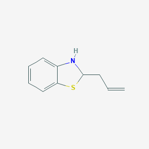 molecular formula C10H11NS B134355 2-Allyl-2,3-dihydro-1,3-benzothiazole CAS No. 154775-95-8
