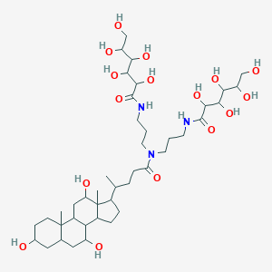 molecular formula C₄₂H₇₅N₃O₁₆ B134356 Bigchap CAS No. 86303-22-2