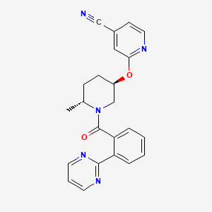 molecular formula C23H21N5O2 B13435622 MK-8133 