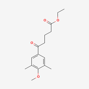 Ethyl 5-(3,5-dimethyl-4-methoxyphenyl)-5-oxovalerate