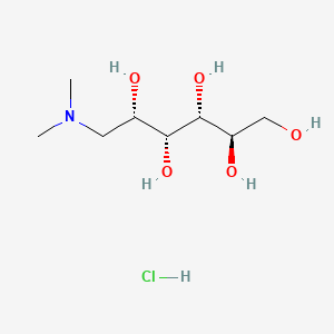 molecular formula C8H20ClNO5 B13435665 N,N-Dimethyl-D-glucamine Hydrochloride 