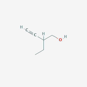 molecular formula C6H10O B13435676 2-Ethyl-3-butyn-1-ol 
