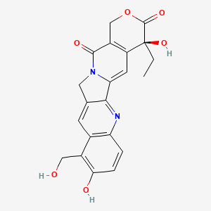 molecular formula C21H18N2O6 B13435678 9-Hydroxymethyl-10-hydroxy Camptothecin 