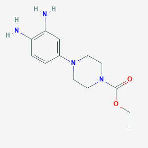 molecular formula C13H20N4O2 B13435713 Ethyl 4-(3,4-diaminophenyl)piperazine-1-carboxylate CAS No. 1393442-71-1