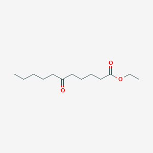 molecular formula C13H24O3 B1343578 Ethyl 6-oxoundecanoate CAS No. 72665-99-7