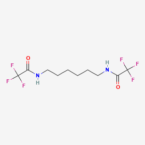 molecular formula C10H14F6N2O2 B13435895 Acetamide, N,N'-1,6-hexanediylbis[2,2,2-trifluoro- CAS No. 14815-14-6