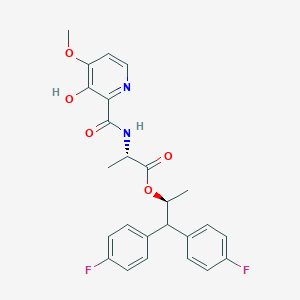 molecular formula C25H24F2N2O5 B13435941 Florylpicoxamid-phenol 