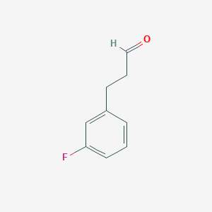 molecular formula C9H9FO B1343601 3-(3-氟苯基)丙醛 CAS No. 245070-85-3