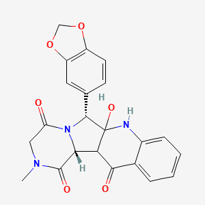 molecular formula C22H19N3O6 B13436048 Tadalafil Hydroxypiperidone 
