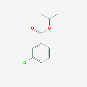 molecular formula C11H13ClO2 B13436078 1-Methylethyl 3-Chloro-4-methylbenzoate 