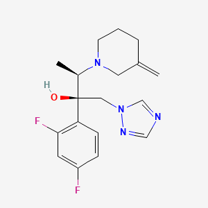 molecular formula C18H22F2N4O B13436092 (2R,3R)-2-(2,4-Difluorophenyl)-3-(3-methylenepiperidin-1-yl)-1-(1H-1,2,4-triazol-1-yl)butan-2-ol 