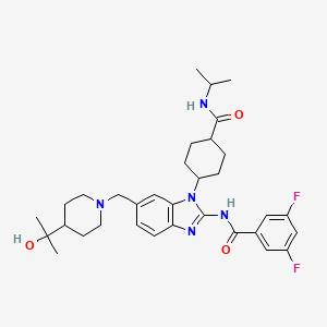 molecular formula C33H43F2N5O3 B13436140 TSR-011-isomer 