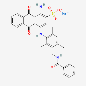 molecular formula C31H26N3NaO6S B1343615 Acid blue 260 CAS No. 67827-60-5