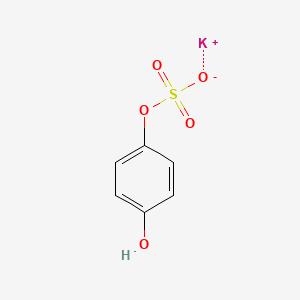 molecular formula C6H5KO5S B1343618 Potassium 4-(sulfooxy)phenolate CAS No. 37067-27-9
