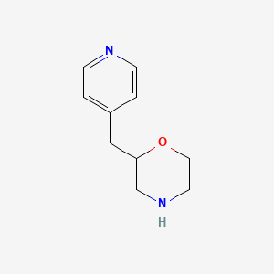 molecular formula C10H14N2O B13436221 2-Pyridin-4-ylmethyl-morpholine 