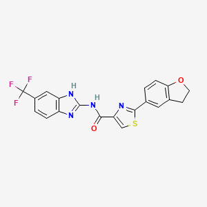 molecular formula C20H13F3N4O2S B13436241 DYRKi 