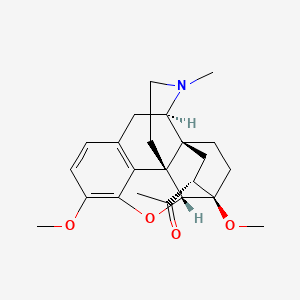 molecular formula C23H29NO4 B13436268 beta-Dihydrothevinone CAS No. 16196-83-1