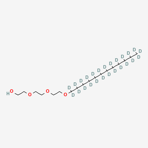 molecular formula C18H38O4 B13436296 Triethyleneglycol Monolauryl Ether-d25 