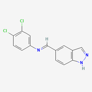 molecular formula C14H9Cl2N3 B13436392 MAO-B-IN-35 