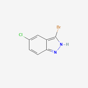 molecular formula C7H4BrClN2 B1343652 3-Bromo-5-chloro-1H-indazole CAS No. 885521-43-7