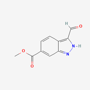 Methyl 3-formyl-1H-indazole-6-carboxylate