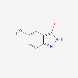 molecular formula C7H5IN2O B1343659 3-Iodo-1H-indazol-5-ol CAS No. 885519-38-0