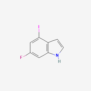 molecular formula C8H5FIN B1343661 6-Fluoro-4-iodo-1H-indole CAS No. 885520-49-0