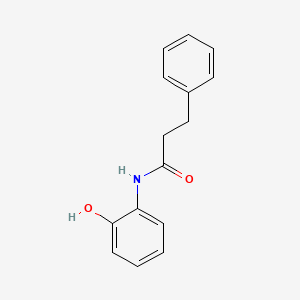 molecular formula C15H15NO2 B13436755 N-(2-hydroxyphenyl)-3-phenylpropanamide 