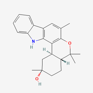 molecular formula C23H27NO2 B13436794 Murrayamine O 