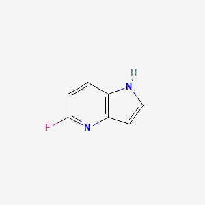 molecular formula C7H5FN2 B1343682 5-Fluoro-1H-pyrrolo[3,2-b]pyridine CAS No. 887570-96-9