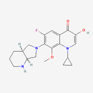 molecular formula C20H24FN3O3 B13436922 Moxifloxacin impurity 