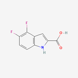 molecular formula C9H5F2NO2 B1343698 4,5-Difluoro-1H-indole-2-carboxylic acid CAS No. 884494-61-5