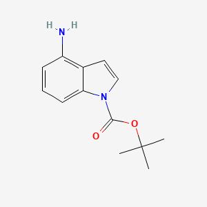 molecular formula C13H16N2O2 B1343700 1-Boc-4-aminoindole CAS No. 885270-30-4
