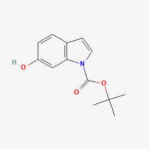 molecular formula C13H15NO3 B1343701 6-羟基-1H-吲哚-1-羧酸叔丁酯 CAS No. 898746-82-2