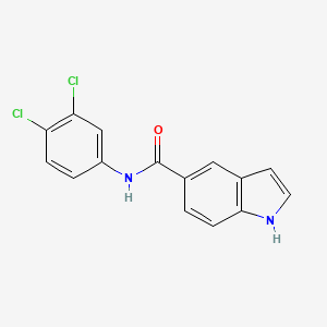 molecular formula C15H10Cl2N2O B13437088 PSB-1410 