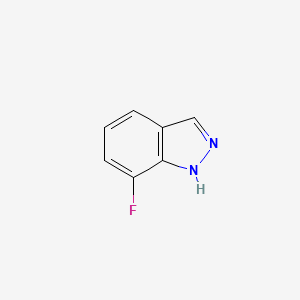 molecular formula C7H5FN2 B1343710 7-氟-1H-吲唑 CAS No. 341-24-2