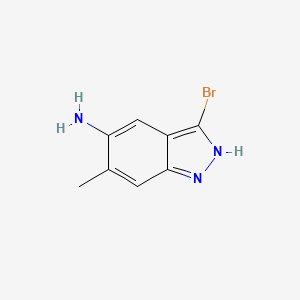 3-Bromo-6-methyl-1H-indazol-5-amine